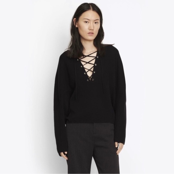 Vince Cashmere Laced Pullover - Picture 1 of 7